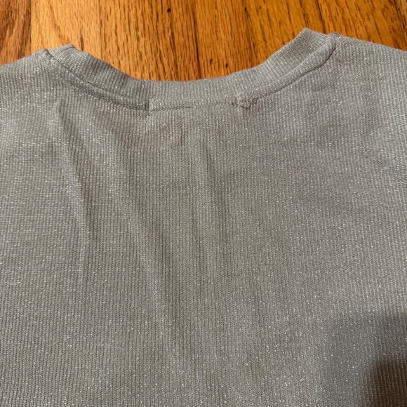 Cropped Short-Sleeve Ribbed Tee - Light Mint - Picture 11 of 14